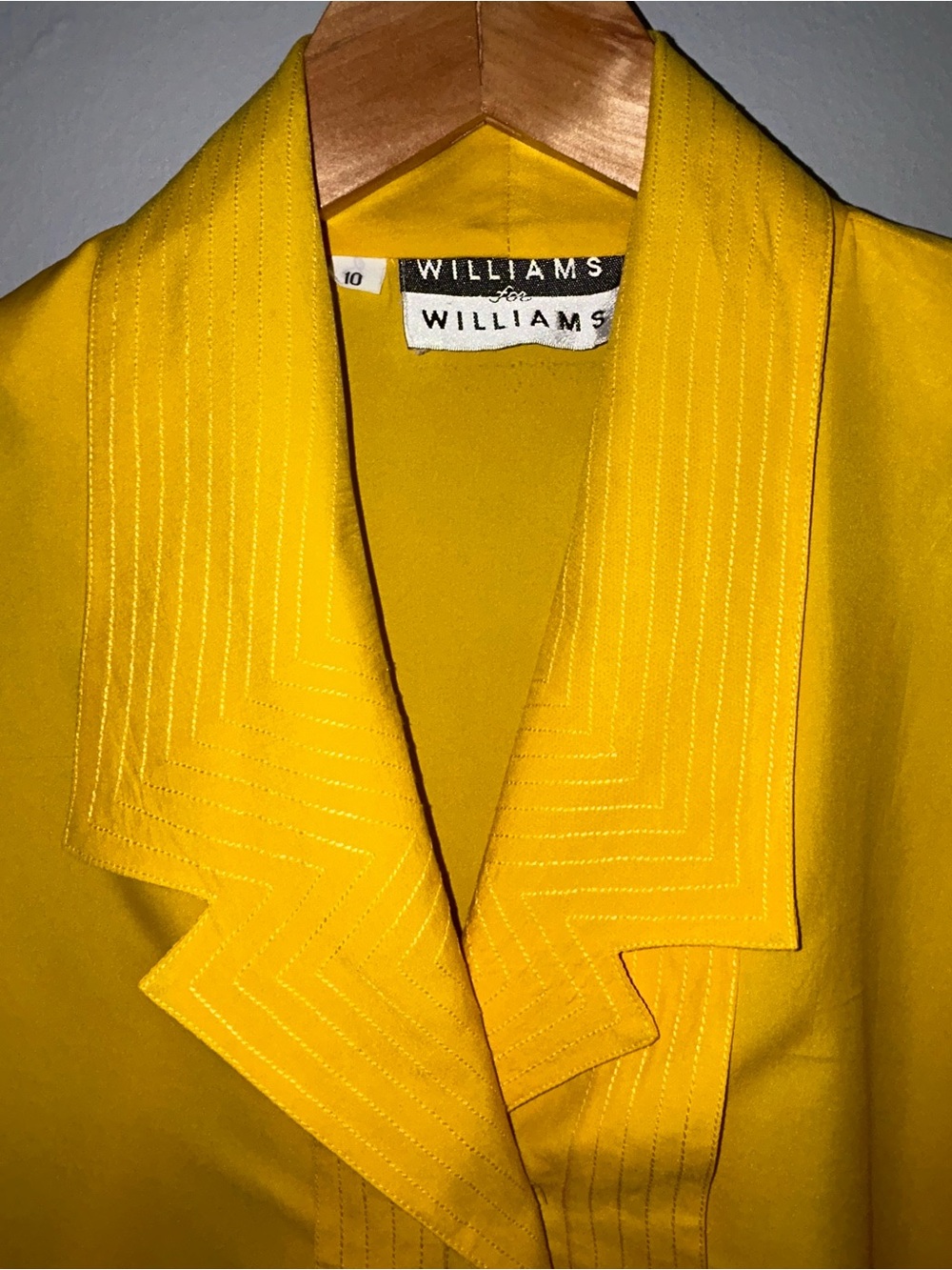 Williams & Williams Yellow Button-Front Jacket - Picture 4 of 9